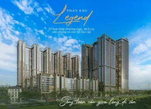Thiết kế phân khu Legend với thiết kế & kiến trúc tân cổ điển Hy Lạp