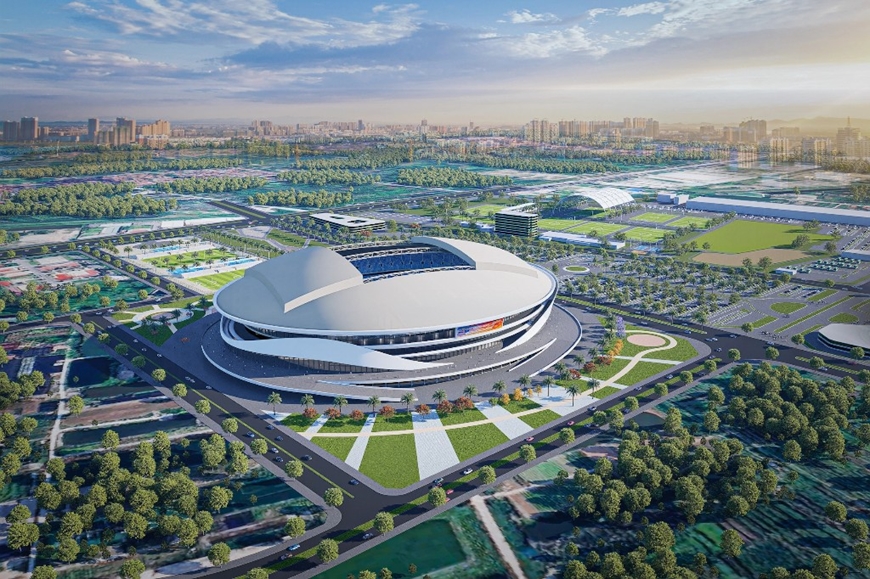 Sân vận động PVF Văn Giang cú huých vàng cho giá trị Sunshine Legend City 1 san pvf tai hung yen